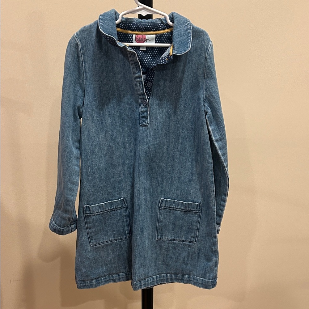 Boden Denim Dress Girls Size 8-9 Years - Pulloer